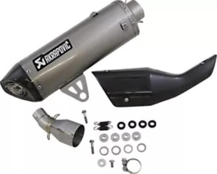 アクラポビッチ スリップオン マフラー チタン/カーボンファイバー BMW C 400 X 2019-2020 Akrapovic Slip-On Muffler Titanium/Carbon Fiber BMW C 400 X 2019-2020 【並行輸入品】｜カスタムパーツ WORLD倉庫