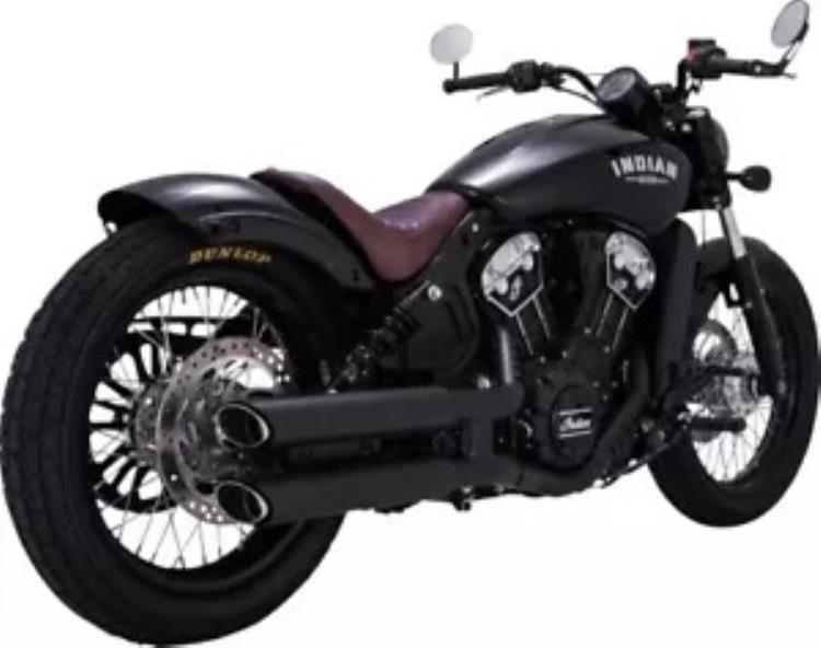 バンス&ハインズ PCX ツイン スラッシュ デュアル スリップオン マフラー ブラック #48323 インディアン スカウト Vance & Hines PCX Twin Slash Dual Slip-On Mufflers Black #48323 Indian Scout 【並行輸入品】|カスタムパーツ WORLD倉庫