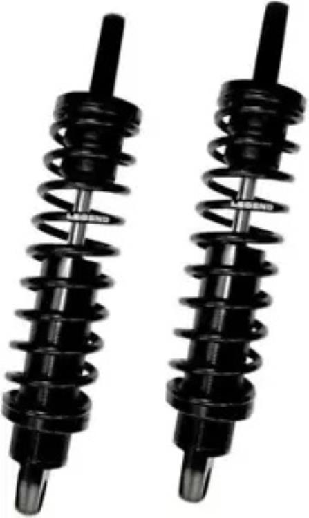 Legends Revo ストリート ショック ヘビーデューティー 12 インチ ブラック #R12SHD ハーレーダビッドソン Legends Revo Street Shocks Heavy-Duty 12\