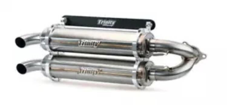 トリニティレーシング ステージ5 デュアルスリップオンマフラー ステンレス #TR-4181S ポラリス Trinity Racing Stage 5 Dual Slip-On Mufflers Stainless Steel #TR-4181S Polaris 【並行輸入品】|カスタムパーツ WORLD倉庫