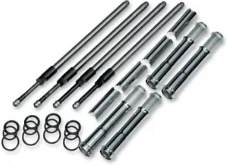 S&S M8 Quickee 調整可能プッシュロッド (カバーキーパー付き) (930-0123) S&S M8 Quickee Adjustable Pushrods w/Cover Keepers (930-0123) 【並行輸入品】