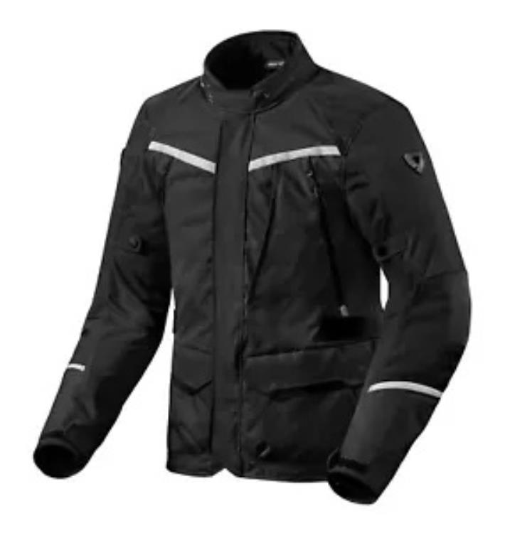 Rev'It Voltiac 3 H2O メンズ テキスタイル オートバイ ジャケット ブラック/シルバー Rev'It Voltiac 3 H2O Mens Textile Motorcycle Jacket Black/Silver 【並行輸入品】
