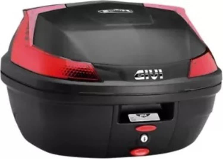 Givi Blade トップケース ハード ラゲッジ マット ブラック レッド レンズ付き 47 リットル (B47NMLA) Givi Blade Top Case Hard Luggage Matte Black w/Red Lens 47 Liter (B47NMLA) 【並行輸入品】