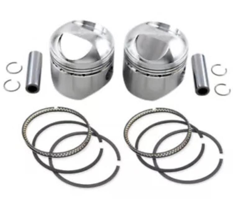 Wiseco 74 インチ パンヘッド & ショベルヘッド 鍛造ピストン キット + 0.020 インチ 3.457 インチ ボア (K1607) Wiseco 74" Panhead & Shovelhead Forged Piston Kit +.020" 3.457" Bore (K1607) 【並行輸入品】｜カスタムパーツ WORLD倉庫