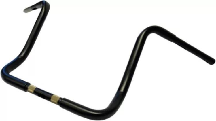 LA Choppers 1.25 インチ ツーリング マット ブラック エイプ ハンガー 14 インチ エンド ライズ (LA-7321-14M) LA Choppers 1.25" Touring Matte Black Ape Hangers w/14" End Rise (LA-7321-14M) 【並行輸入品】｜カスタムパーツ WORLD倉庫