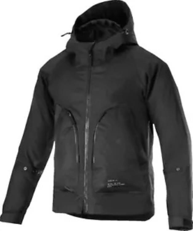 Alpinestars Morush メンズ 防水オートバイ ジャケット ブラック Alpinestars Morush Mens Waterproof Motorcycle Jacket Black 【並行輸入品】