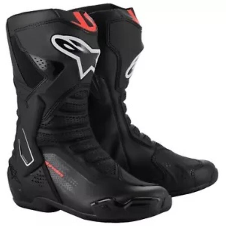 Alpinestars SMX-6 V3 メンズ オートバイ ブーツ ブラック/ホワイト/レッド グラフィック Alpinestars SMX-6 V3 Mens Motorcycle Boots Black/White/Red Graphic 【並行輸入品】