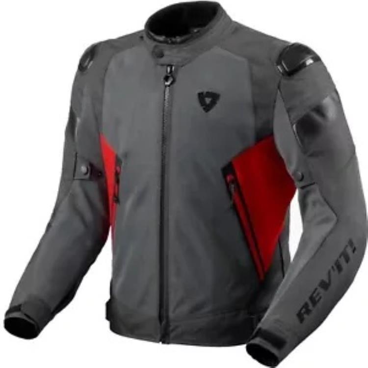 Rev'It Control Air H2O メンズ テキスタイル オートバイ ジャケット グレー/レッド Rev'It Control Air H2O Mens Textile Motorcycle Jacket Gray/Red 【並行輸入品】｜カスタムパーツ WORLD倉庫