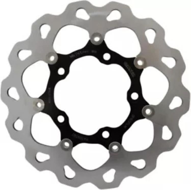 Galfer 11.8 インチ スタンダード ブラック フローティング ウェーブ フロント ブレーキ ローター (DF822FLW) Galfer 11.8" Standard Black Floating Wave Front Brake Rotor (DF822FLW) 【並行輸入品】|カスタムパーツ WORLD倉庫