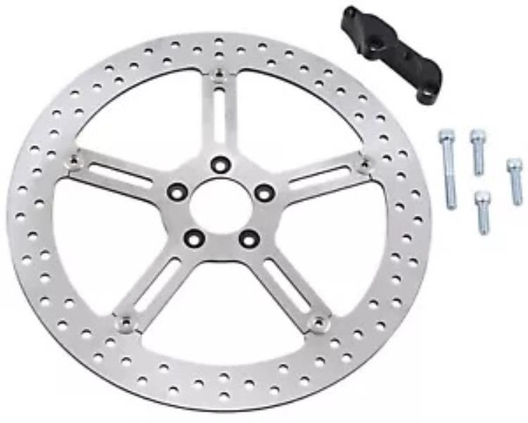 Arlen Ness 15 インチ ビッグ左フロント ブレーキ ローター (02-965) Arlen Ness 15" Big Left Front Brake Rotor (02-965) 【並行輸入品】|カスタムパーツ WORLD倉庫