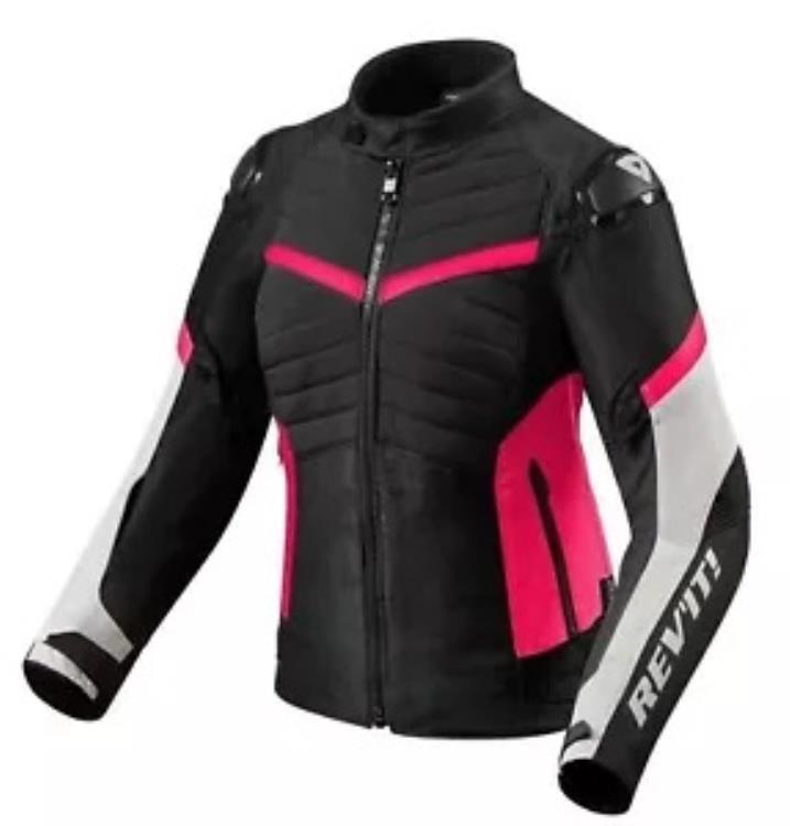 Rev'It Arc H2O ウィメンズ モーターサイクル ジャケット ブラック/フクシア Rev'It Arc H2O Womens Motorcycle Jacket Black/Fuchsia 【並行輸入品】
