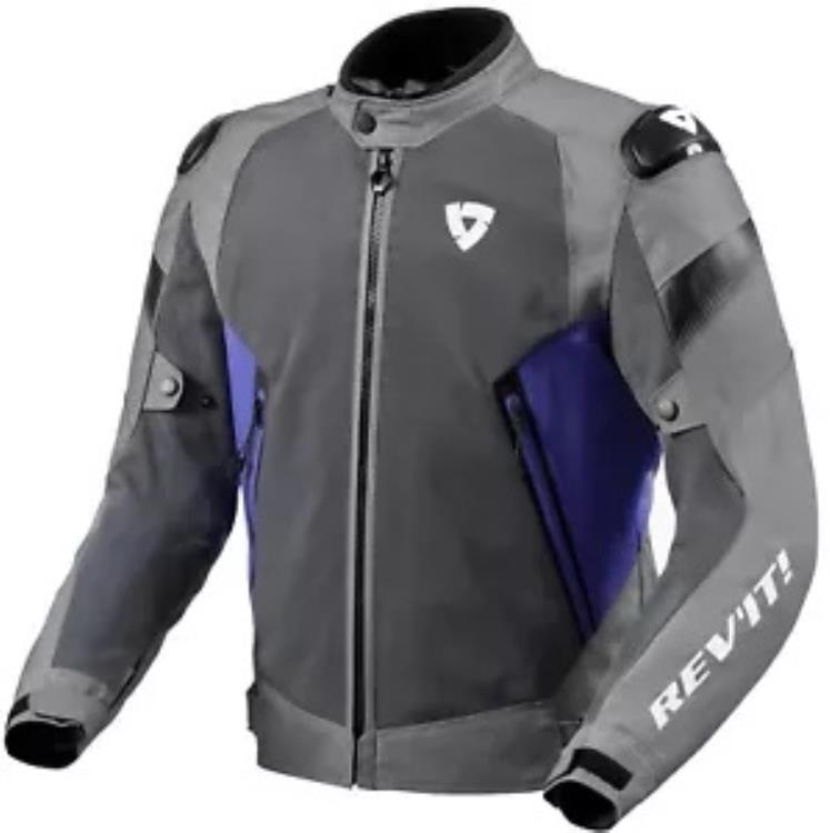 Rev'It Control Air H2O メンズ テキスタイル オートバイ ジャケット グレー/ブルー Rev'It Control Air H2O Mens Textile Motorcycle Jacket Gray/Blue 【並行輸入品】
