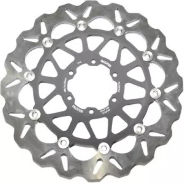 Galfer スタンダード フローティング ウェーブ フロント ブレーキ ローター (DF091CW) Galfer Standard Floating Wave Front Brake Rotor (DF091CW) 【並行輸入品】｜カスタムパーツ WORLD倉庫