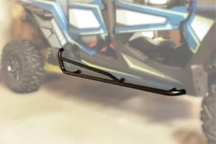 Moose Racing RZR ブラック ナーフバー (1011-BK) Moose Racing RZR Black Nerfbars (1011-BK) 【並行輸入品】