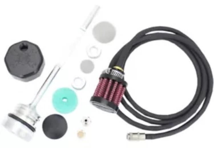 Feuling ブラック キャップ ベント ディップスティック (3096) Feuling Black Cap Vented Dipstick (3096) 【並行輸入品】|カスタムパーツ WORLD倉庫