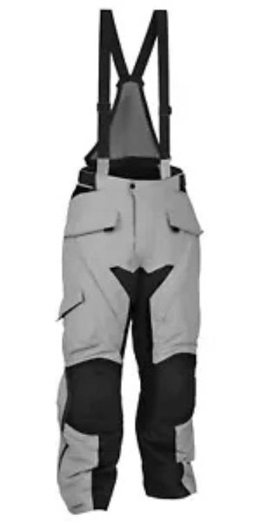 FirstGear カトマンズ オートバイ オーバーパンツ よだれかけ グレー/ブラック 36 USA FirstGear Kathmandu Motorcycle OverPants Bib Gray/Black 36 USA 【並行輸入品】