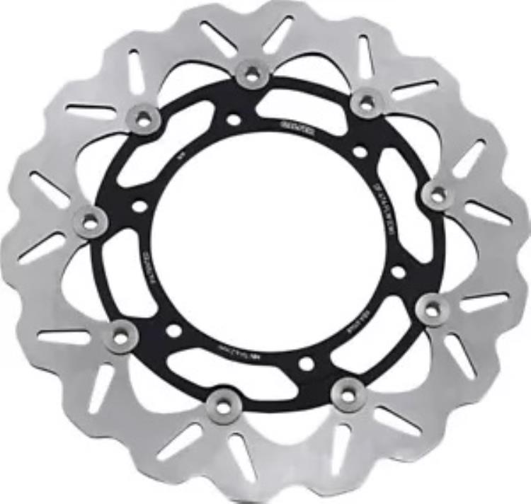 Galfer スタンダード フローティング ウェーブ フロント ブレーキ ローター (DF474CW) Galfer Standard Floating Wave Front Brake Rotor (DF474CW) 【並行輸入品】