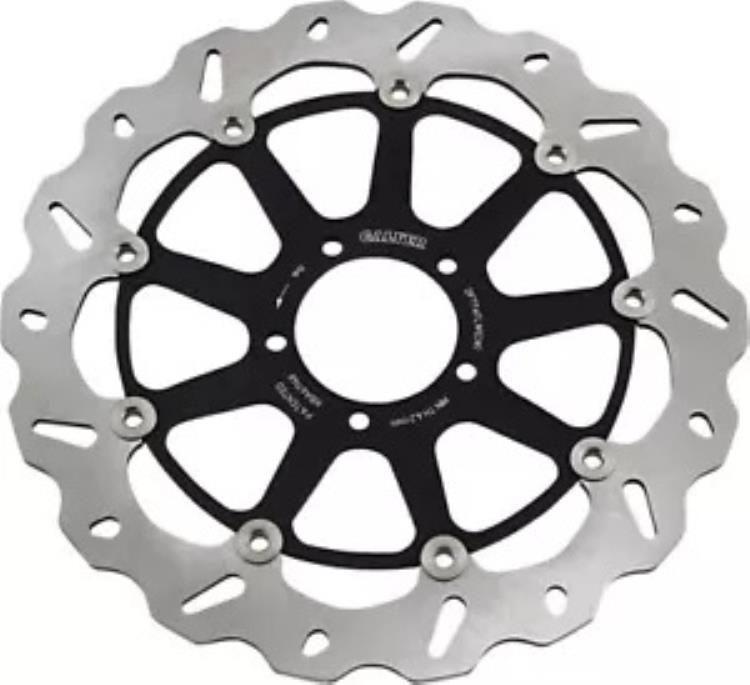 Galfer スタンダード フローティング ウェーブ 左フロント ブレーキ ローター (DF774CWI) Galfer Standard Floating Wave Left Front Brake Rotor (DF774CWI) 【並行輸入品】|カスタムパーツ WORLD倉庫