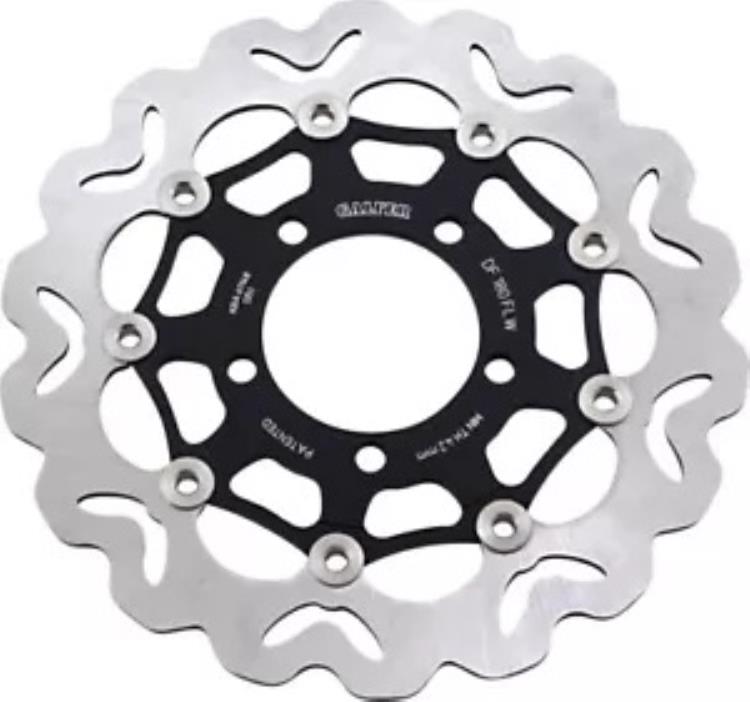 ガルファー スタンダード フローティングウェーブ フロント ブレーキローター (DF180CW) Galfer Standard Floating Wave Front Brake Rotor (DF180CW) 【並行輸入品】|カスタムパーツ WORLD倉庫
