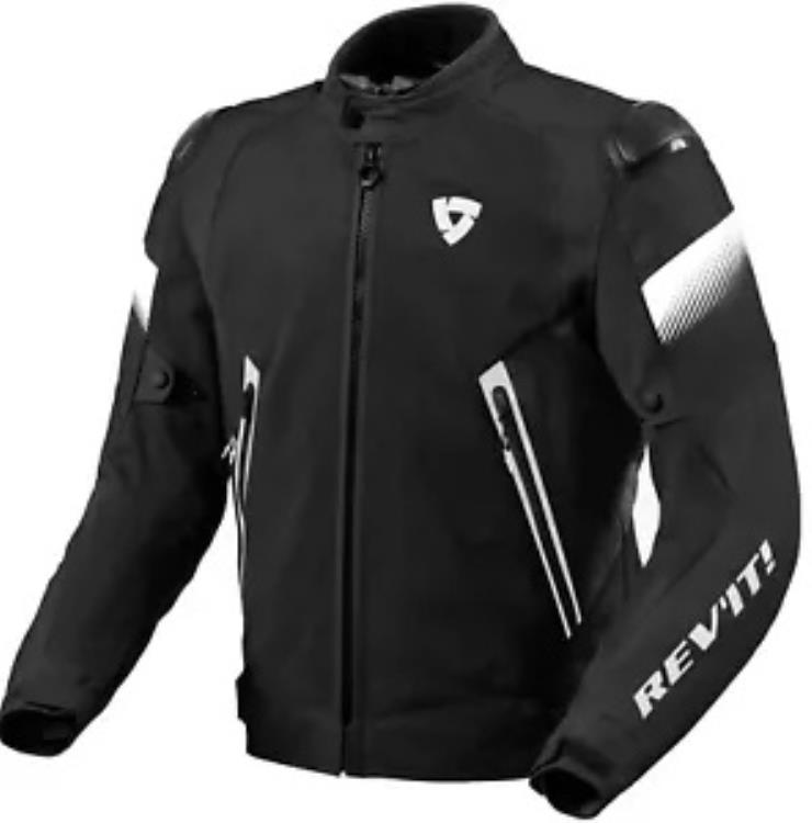 Rev'It Control Air H2O メンズ テキスタイル オートバイ ジャケット ブラック/ホワイト Rev'It Control Air H2O Mens Textile Motorcycle Jacket Black/White 【並行輸入品】