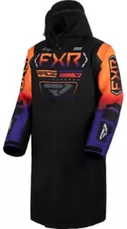 FXR ウォームアップ メンズ スノーコート ブラック/オレンジ/パープル FXR Warm Up Mens Snow Coat Black/Orange/Purple 【並行輸入品】