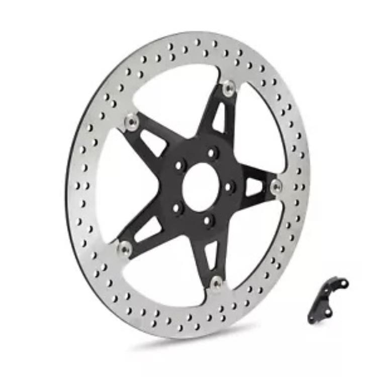 Arlen Ness 14 インチ ビッグ左フロント ブレーキ ローター ハブ マウント用 (02-920) Arlen Ness 14\