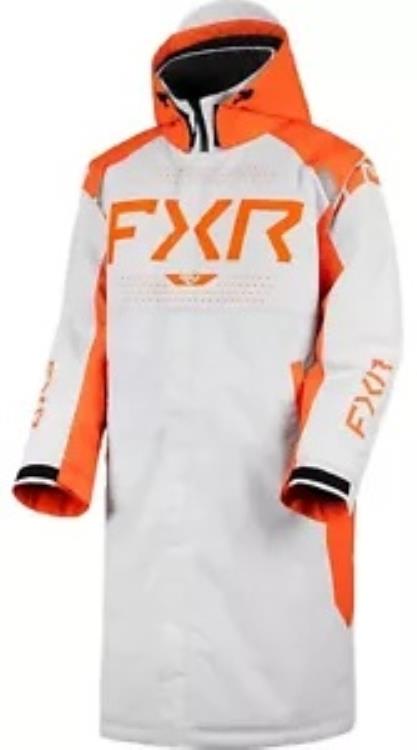 FXR ウォームアップ メンズ スノーコート ホワイト ヘックス/オレンジ FXR Warm Up Mens Snow Coat White Hex/Orange 【並行輸入品】