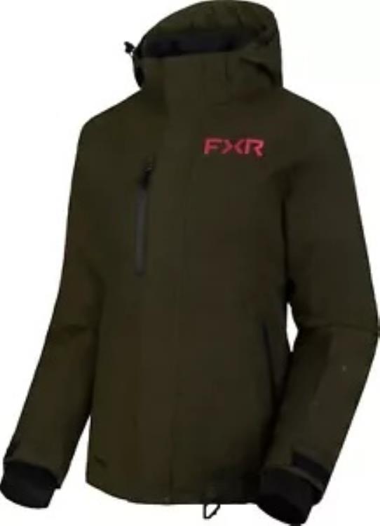 FXR フレッシュ レディース スノー ジャケット アーミー/ラズ FXR Fresh Womens Snow Jacket Army/Razz 【並行輸入品】