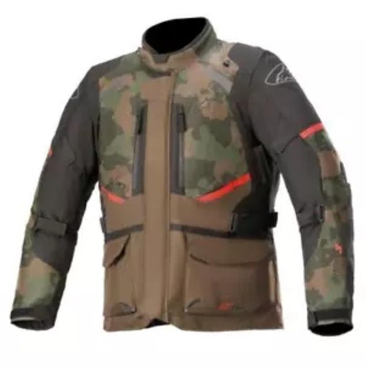 アルパインスターズ アンデス V3 メンズ ドライスター オートバイ ジャケット ダークカーキ/カモ Alpinestars Andes V3 Mens Drystar Motorcycle Jacket Dark Khaki/Camo 【並行輸入品】