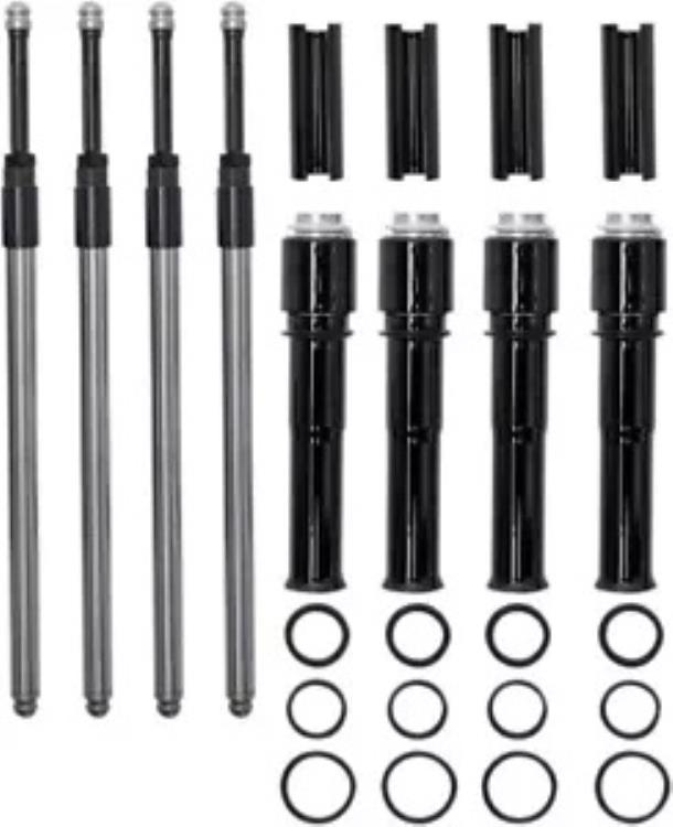 S&S ツイン カム ブラック Quickee プッシュロッド (930-0143) S&S Twin Cam Black Quickee Pushrods (930-0143) 【並行輸入品】