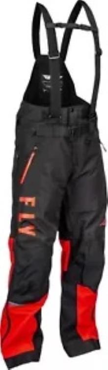 フライ レーシング カーボン '23 メンズ スノー ビブ ブラック/レッド Fly Racing Carbon '23 Mens Snow Bibs Black/Red 【並行輸入品】