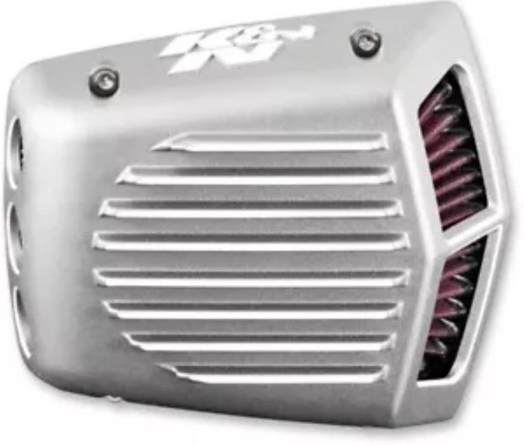 K&N ストリート メタルシェイカー エアインテークシステム シルバー (RK-3955S) K&N Street Metal Shaker Air Intake System Silver (RK-3955S) 【並行輸入品】｜カスタムパーツ WORLD倉庫