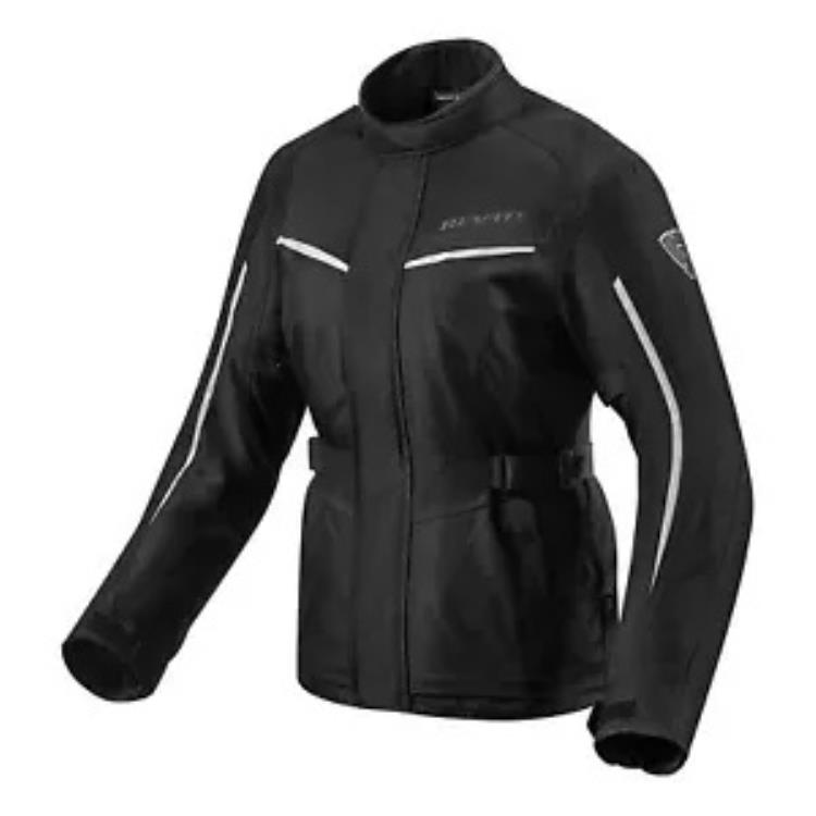Rev'It Voltiac 2 レディース テキスタイル モーターサイクル ジャケット ブラック/シルバー Rev'It Voltiac 2 Womens Textile Motorcycle Jacket Black/Silver 【並行輸入品】