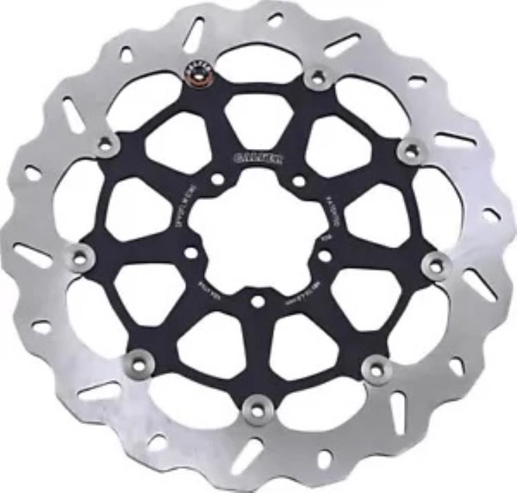 Galfer スタンダード フローティングウェーブ フロント ブレーキローター (DF912CW) Galfer Standard Floating Wave Front Brake Rotor (DF912CW) 【並行輸入品】