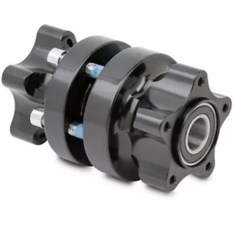 Arlen Ness ブラック デュアル ディスク カートリッジ ハブ キット (前輪用) (71-600) Arlen Ness Black Dual Disc Cartridge Hub Kit for Front Wheel (71-600) 【並行輸入品】
