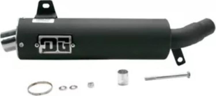 DG RCM II スポーツ シリーズ ブラック スチール スリップオン エキゾースト (051-2145) DG RCM II Sport Series Black Steel Slip-On Exhaust (051-2145) 【並行輸入品】