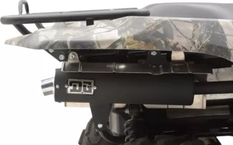 DG RCM II ユーティリティ シリーズ ブラック スチール スリップオン エキゾースト (051-6450) DG RCM II Utility Series Black Steel Slip-On Exhaust (051-6450) 【並行輸入品】