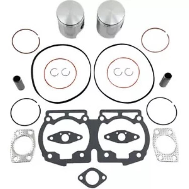 Wiseco Pro-Lite 68.00mm ピストン & トップエンド ガスケット キット 95-98 MX-Z 440 (SK1206) Wiseco Pro-Lite 68.00mm Piston & Top End Gasket Kit for '95-98 MX-Z 440 (SK1206) 【並行輸入品】