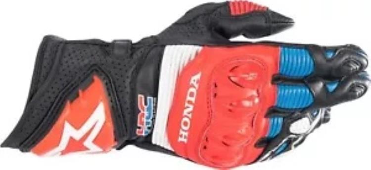 Alpinestars Honda GP Pro Plus メンズ レザー オートバイ グローブ ブラック/レッド/ブルー Alpinestars Honda GP Pro Plus Mens Leather Motorcycle Gloves Black/Red/Blue 【並行輸入品】 69,575円