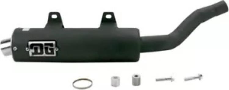 DG RCM II スポーツ シリーズ ブラック スチール スリップオン エキゾースト (051-4160) DG RCM II Sport Series Black Steel Slip-On Exhaust (051-4160) 【並行輸入品】