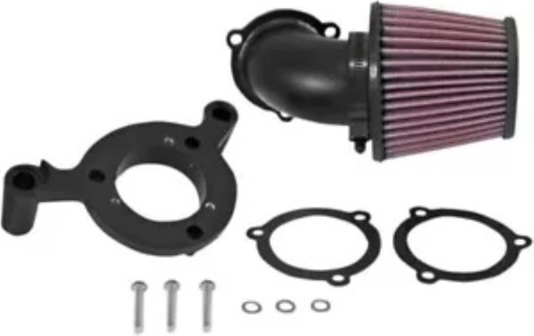 K&N エアチャージャー ブラック パフォーマンス エア インテーク システム (63-1131) K&N Aircharger Black Performance Air Intake System (63-1131) 【並行輸入品】