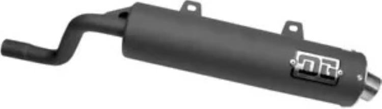DG RCM II ユーティリティ シリーズ ブラック スチール スリップオン エキゾースト (051-2225) DG RCM II Utility Series Black Steel Slip-On Exhaust (051-2225) 【並行輸入品】