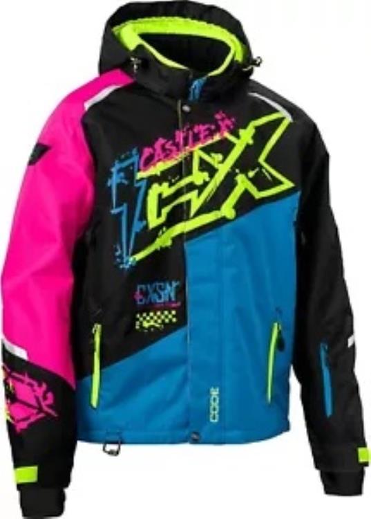 Castle X Code G5 メンズ スノー ジャケット ブラック/ピンク/ハイビズ Castle X Code G5 Mens Snow Jacket Black/Pink/Hi-Vis 【並行輸入品】|カスタムパーツ WORLD倉庫