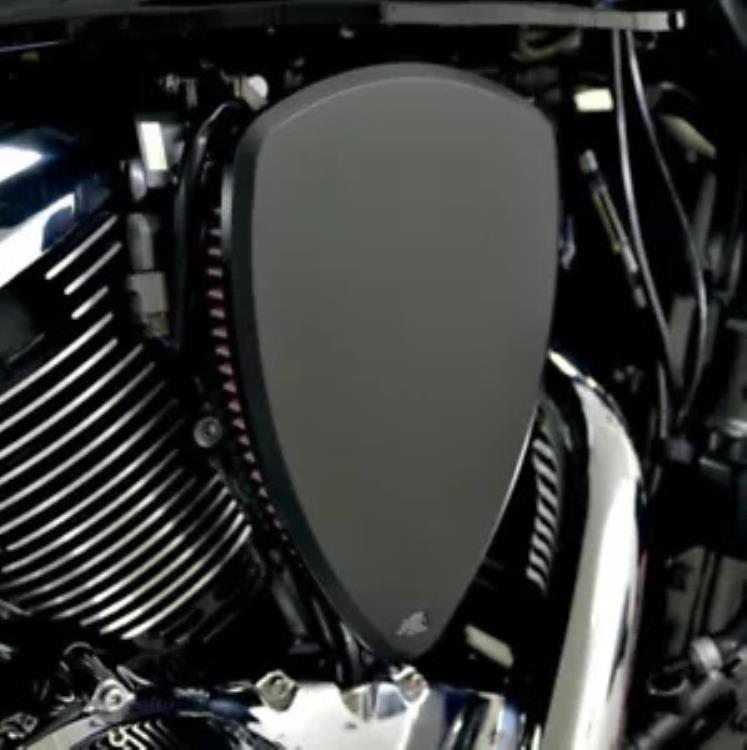 バロン スムースブラック ビッグエアクリーナーキット (BA-2011-00B) Baron Smooth Black Big Air Cleaner Kit (BA-2011-00B) 【並行輸入品】｜カスタムパーツ WORLD倉庫