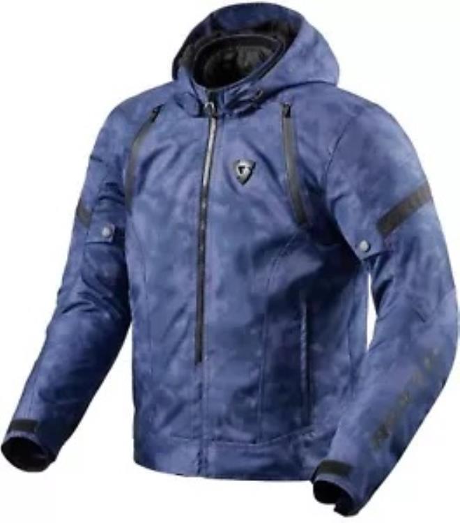 Rev'It フレア 3 H2O メンズ テキスタイル オートバイ ジャケット カモフラージュ ブルー Rev'It Flare 3 H2O Mens Textile Motorcycle Jacket Camo Blue 【並行輸入品】
