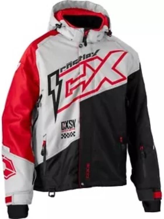 Castle X Code G5 メンズ スノー ジャケット シルバー/レッド/ブラック Castle X Code G5 Mens Snow Jacket Silver/Red/Black 【並行輸入品】|カスタムパーツ WORLD倉庫