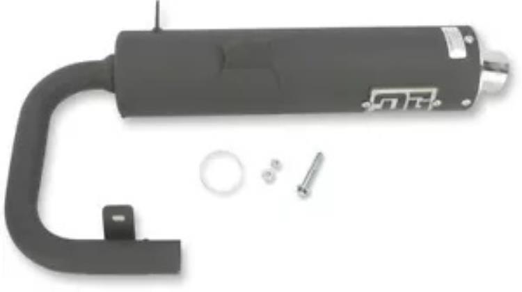 DG RCM II スポーツ シリーズ ブラック スチール スリップオン エキゾースト (051-4200) DG RCM II Sport Series Black Steel Slip-On Exhaust (051-4200) 【並行輸入品】