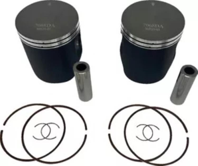 Wossner 81.84mm 陽極酸化ピストンキット Ski Doo 850 E-TEC エンジン用 (K7069DA-2) Wossner 81.84mm Anodized Piston Kit for Ski Doo 850 E-TEC Engine (K7069DA-2) 【並行輸入品】