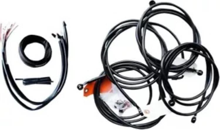 LA Choppers Midnight コンプリート ケーブル キット 12 インチ~14 インチ バー用 (LA-8053KT2-13M) LA Choppers Midnight Complete Cable Kit for 12"-14" Bars (LA-8053KT2-13M) 【並行輸入品】|カスタムパーツ WORLD倉庫