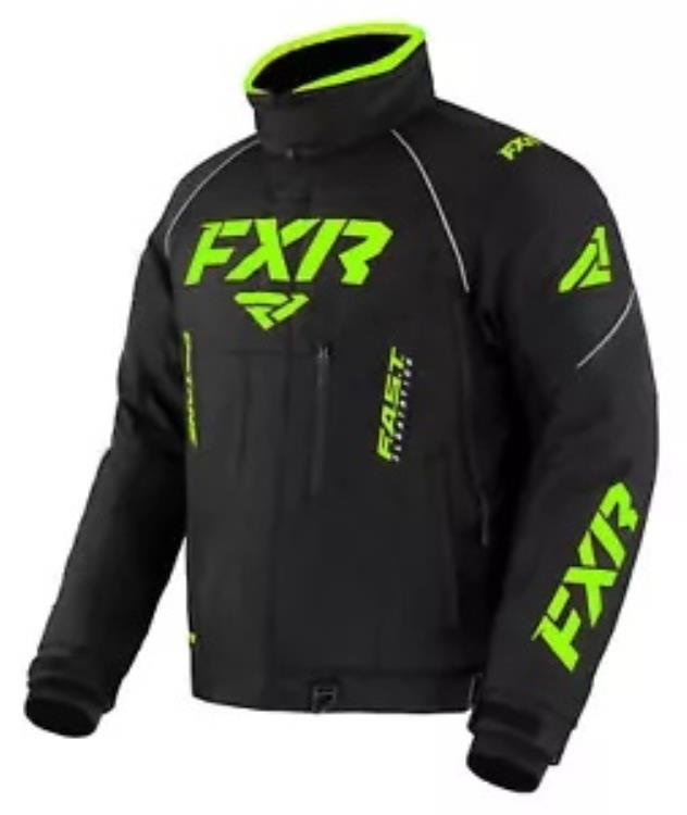 FXR Octane メンズ スノー ジャケット ブラック/ライム FXR Octane Mens Snow Jacket Black/Lime 【並行輸入品】